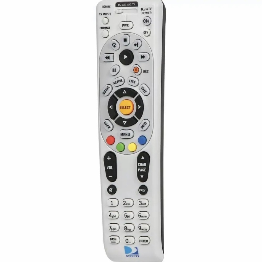 Direct TV RC66X Remote Control Replacement  Directv DTV USED TESTED AND WORKS